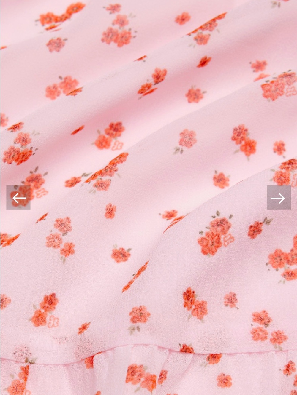 Sunday Best Aritzia Pink Floral Tiered Sundress - Picture 6 of 6